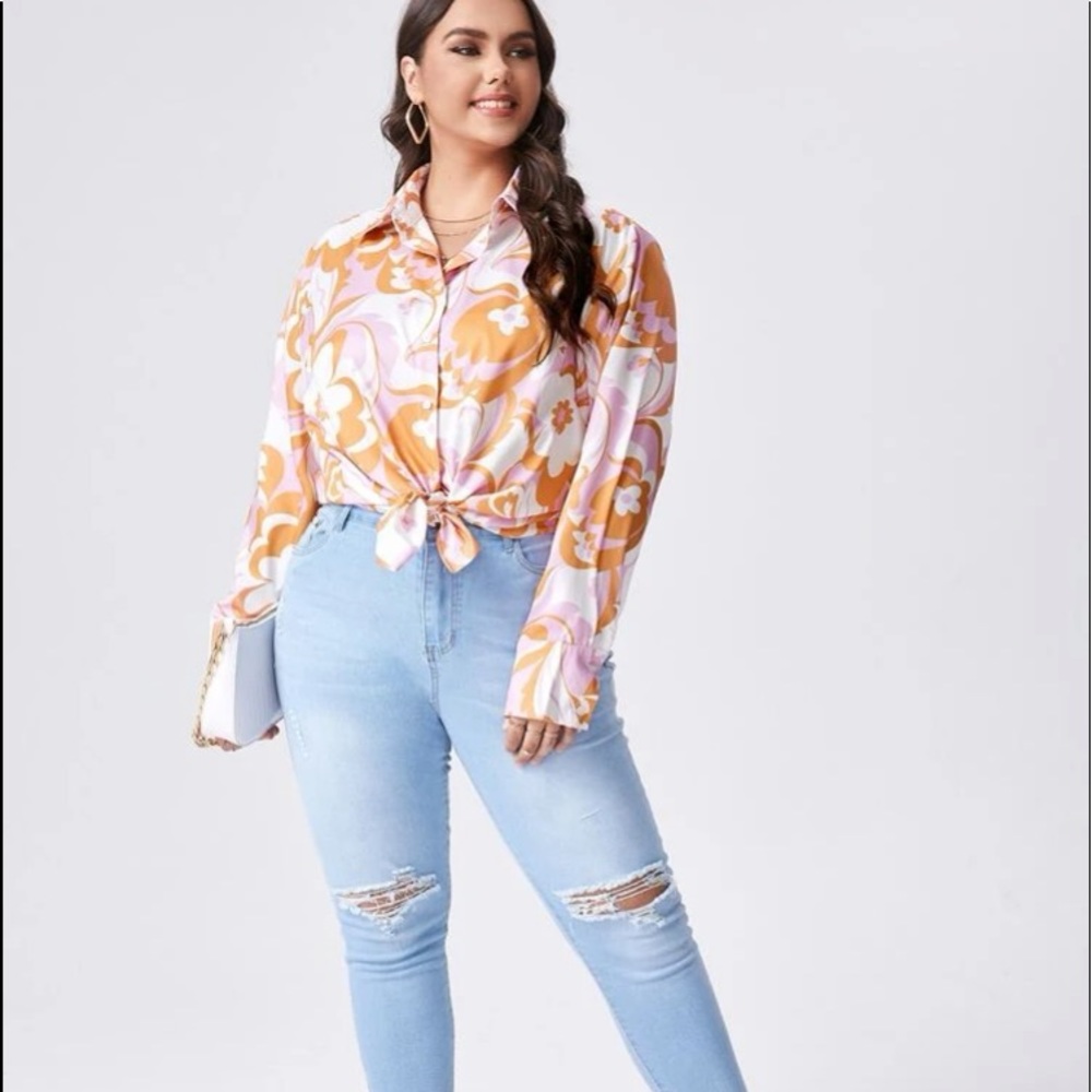 Long sleeve blouse
